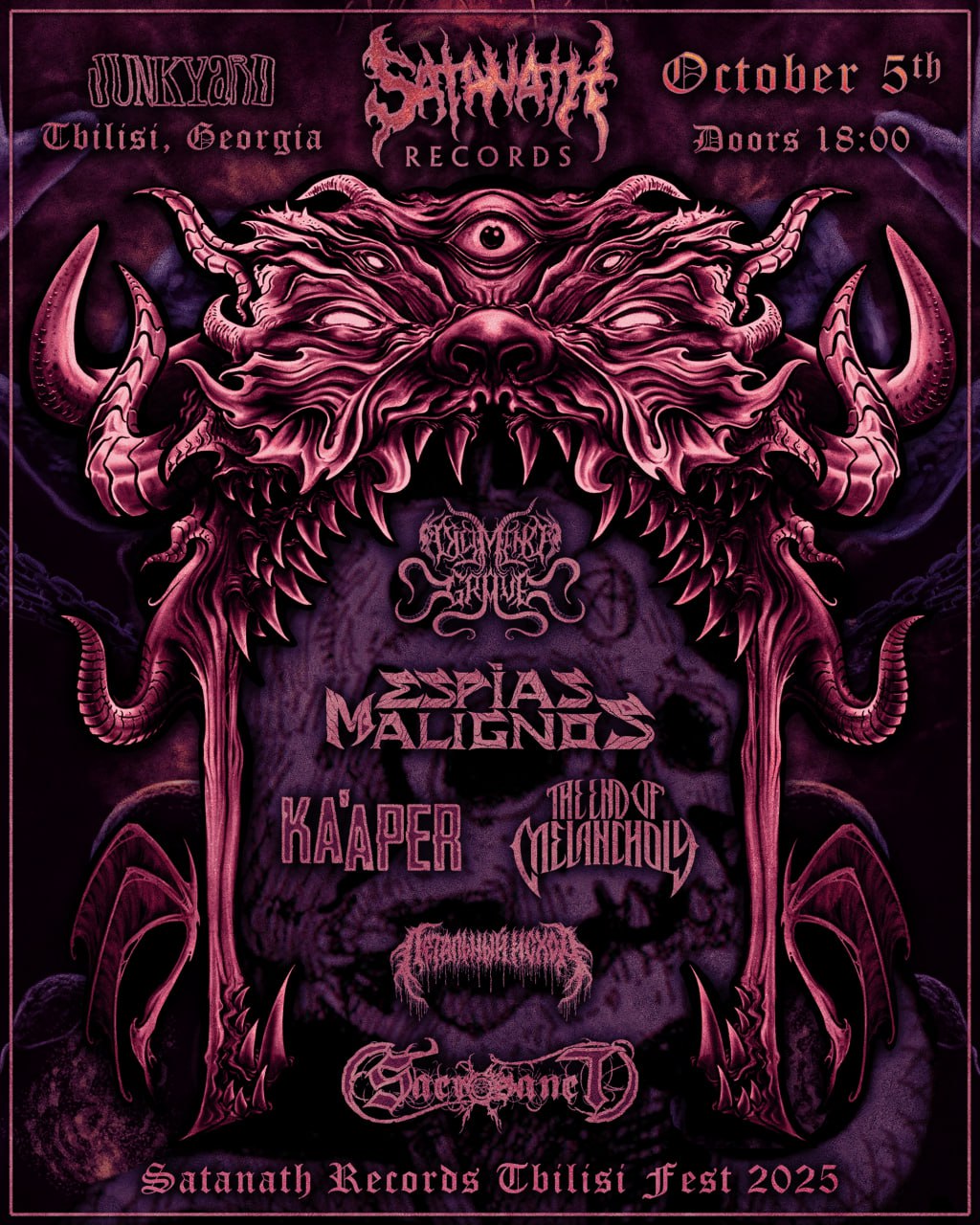 Satanath Records Fest at Junkyard (Tbilisi, Georgia)