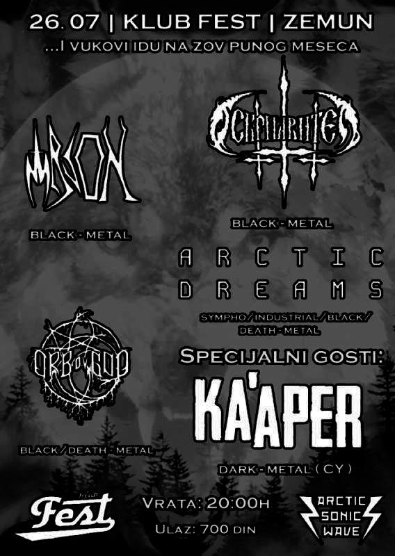 Black Metal Fest at Klub Fest (Belgrade, Serbia)