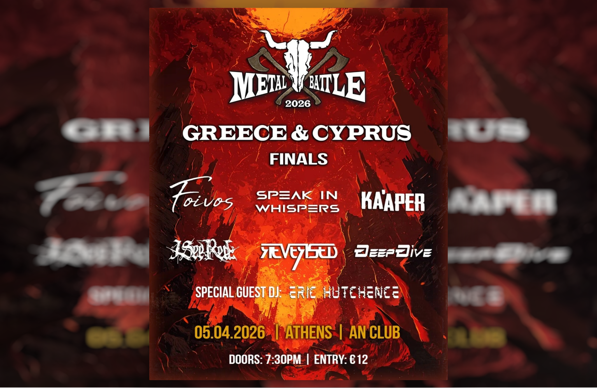 Wacken Metal Battle 2026 – CY and GR Finals (Athens, Greece)